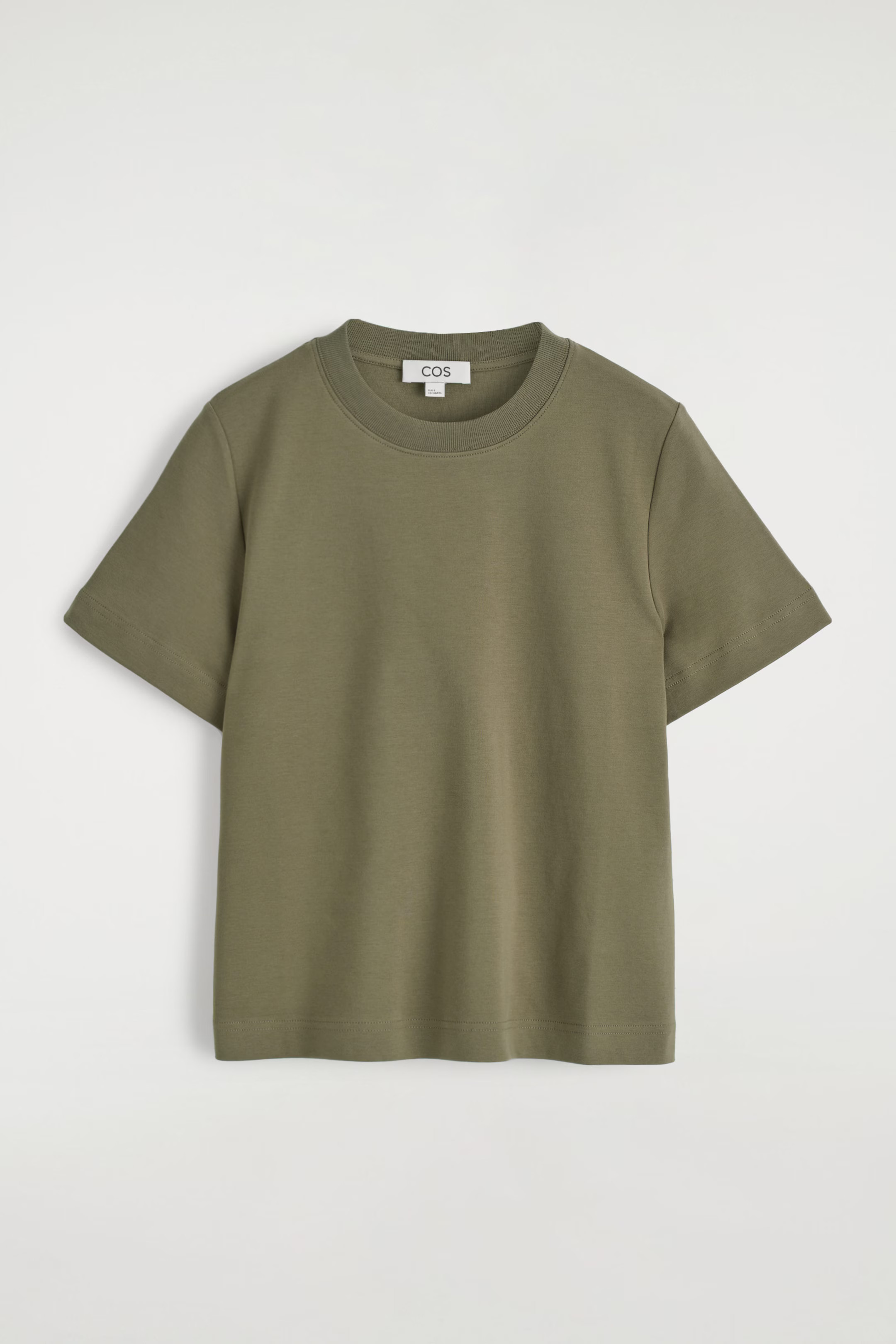 CLEAN CUT REGULAR T-SHIRT - KHAKI | COS | COS UK