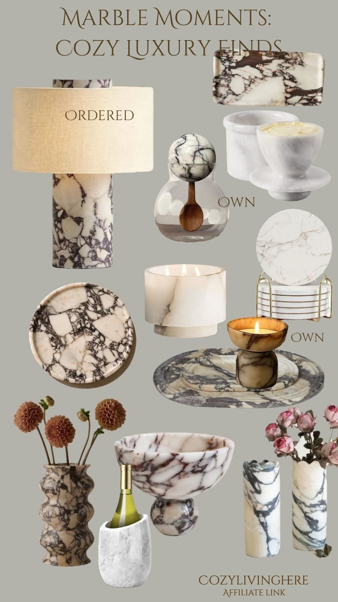 Marble will forever have my heart 🤍 these pieces instantly make a space feel elevated, warm, and timeless. From soft veining to those rich earthy tones… every single one feels like a statement without trying too hard.Linking all my favorite marble finds that give that cozy luxury feel ✨

#LTKHome #LTKU