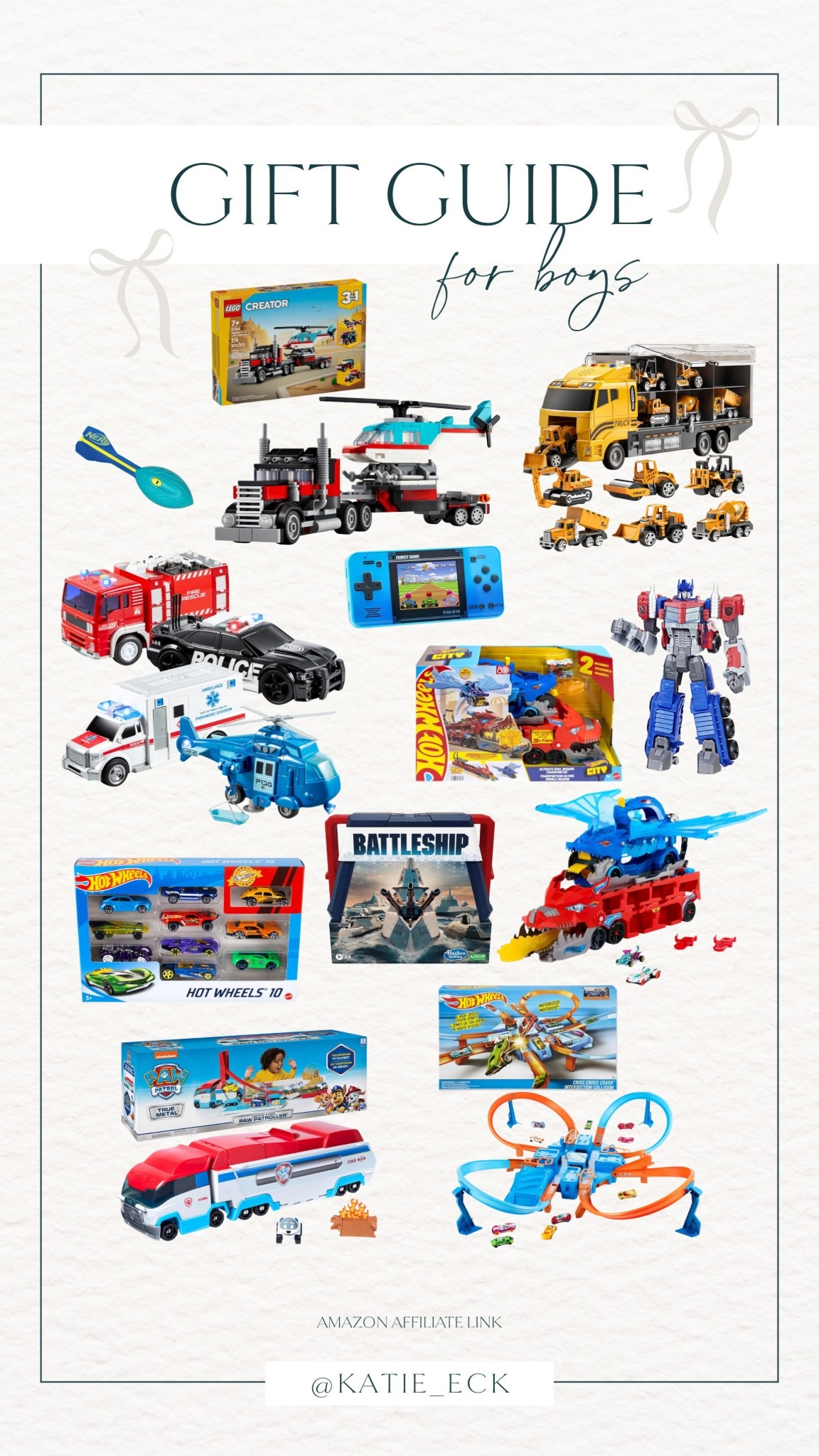 Gift Guide for Boys 💙

Christmas gift ideas // boys holiday gift guide // kids stocking stuffers 



#LTKHoliday #LTKKids #LTKGiftGuide
