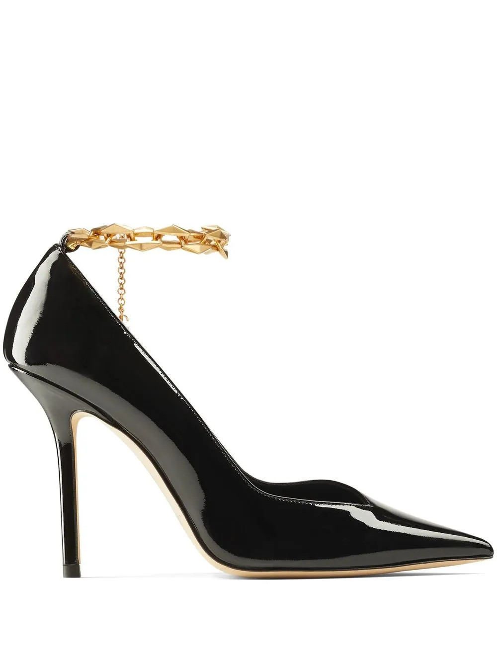 Jimmy Choo Diamond Talura 100mm Pumps | Black | FARFETCH | Farfetch Global