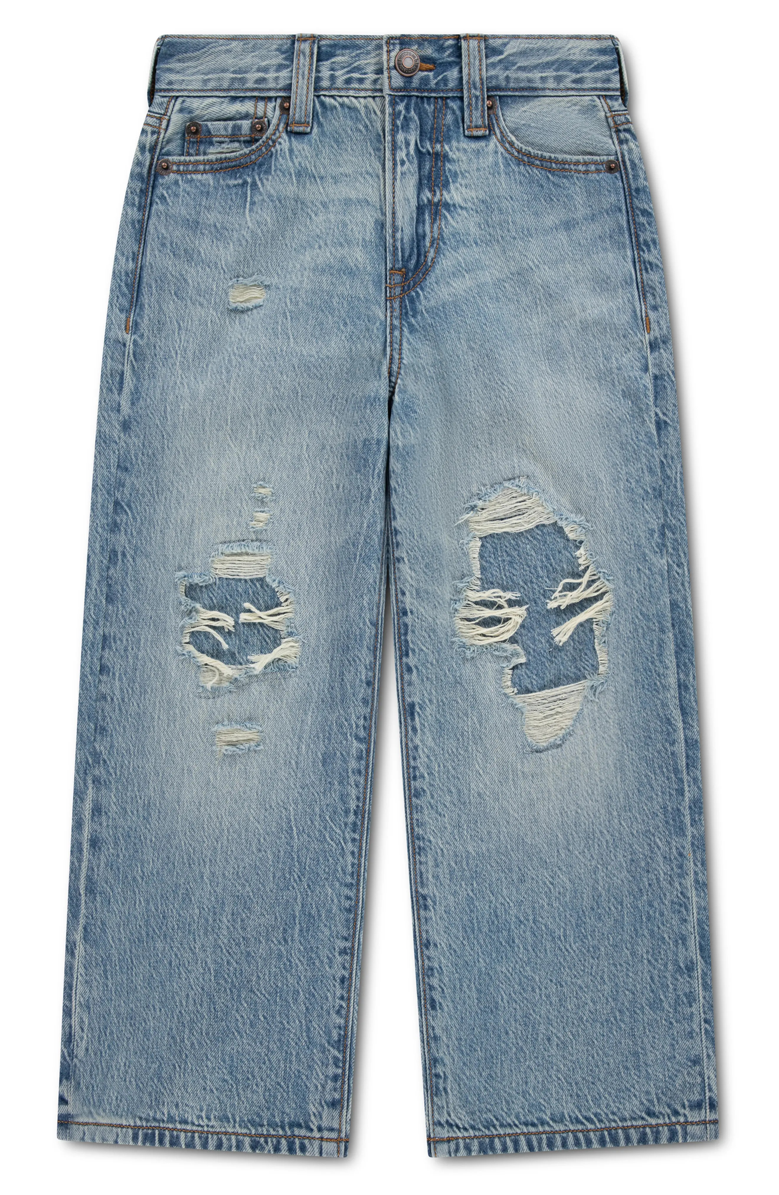 Kids' Destroyed Baggy Fit Jeans (Men) | Nordstrom | Nordstrom