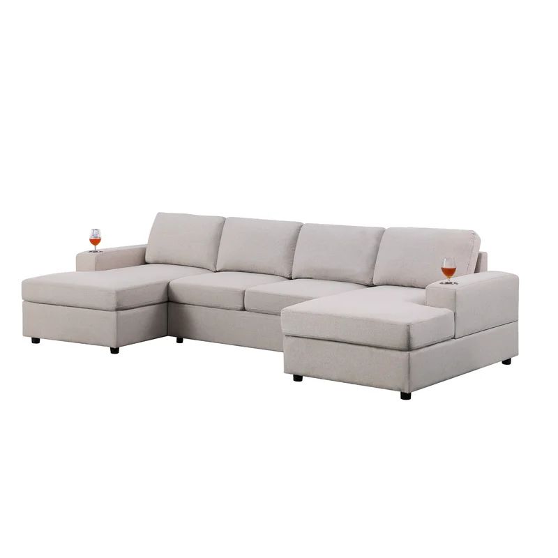 121" Wide Symmetrical Sofa & Chaise | Wayfair North America