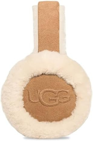 UGG womens Water Resistant Sheepskin Earmuffs With Embroidered Logo | Amazon (US)