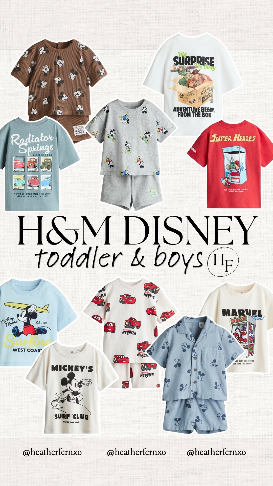 Cutest Disney outfits and t-shirts for toddlers & big boys at H&M 😍

#disney #mickeymouse #spiderman #toystory #buzzlightyear #woody #pixarcars #lightningmcqueen #disneyland #disneyworld #travel #vacation #kids #family #toddler

#LTKKids #LTKTravel #LTKmomlife