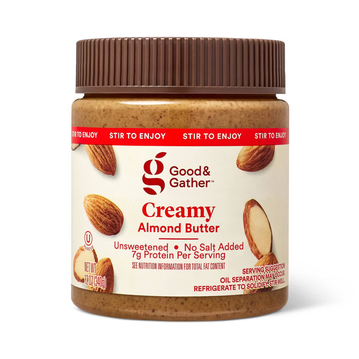 Stir Creamy Almond Butter - 12oz - Good & Gather™ | Target