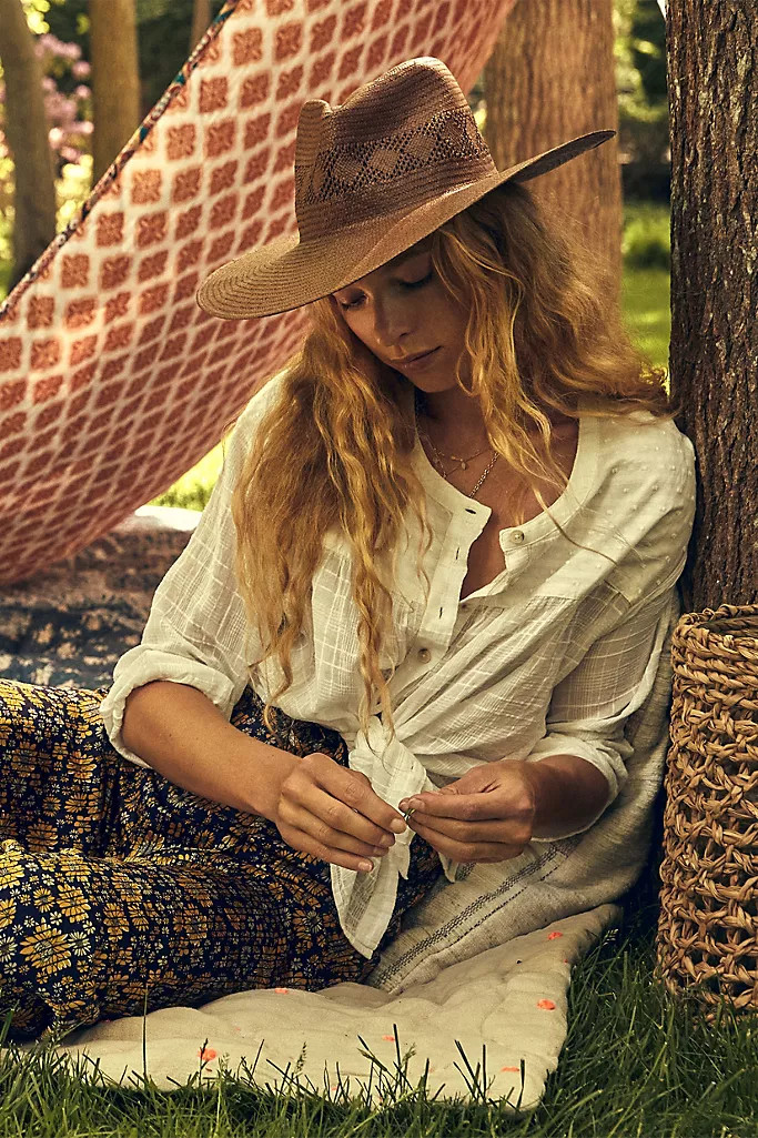 The Mila Draped Buttondown | Anthropologie (US)