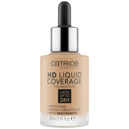 Catrice | HD Liquid Coverage Foundation | High & Natural Coverage | Vegan & Cruelty Free (032 | Nude Beige) | Amazon (US)
