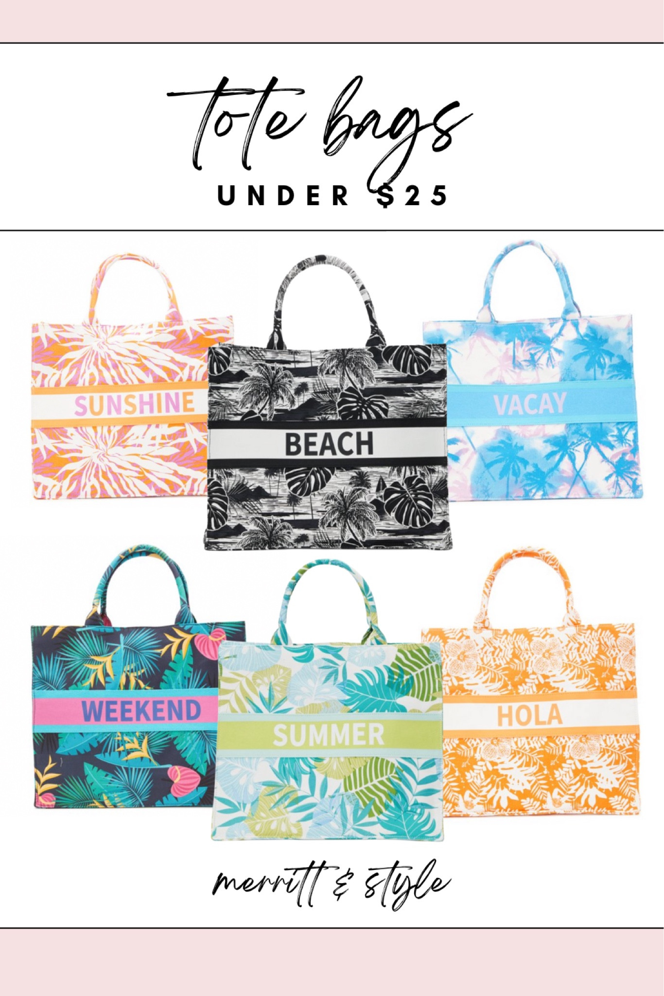 Beach totes Walmart finds summer tote bags 

#LTKsalealert #LTKstyletip #LTKtravel