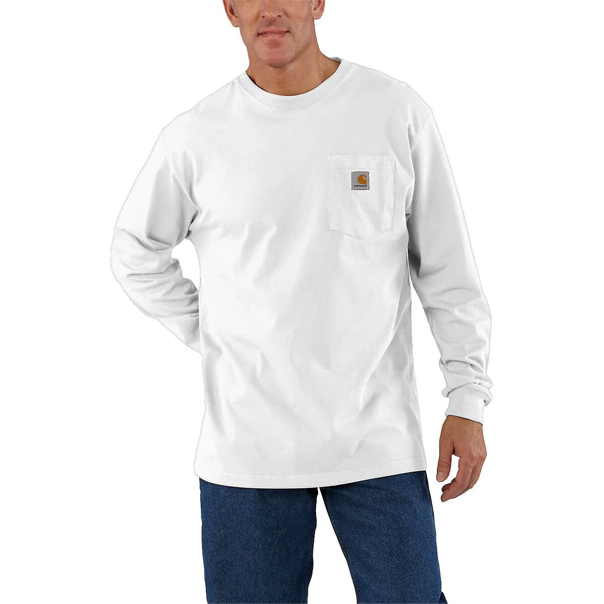 Carhartt Workwear Pocket Long-Sleeve T-Shirt - Men's White, XXL | Backcountry