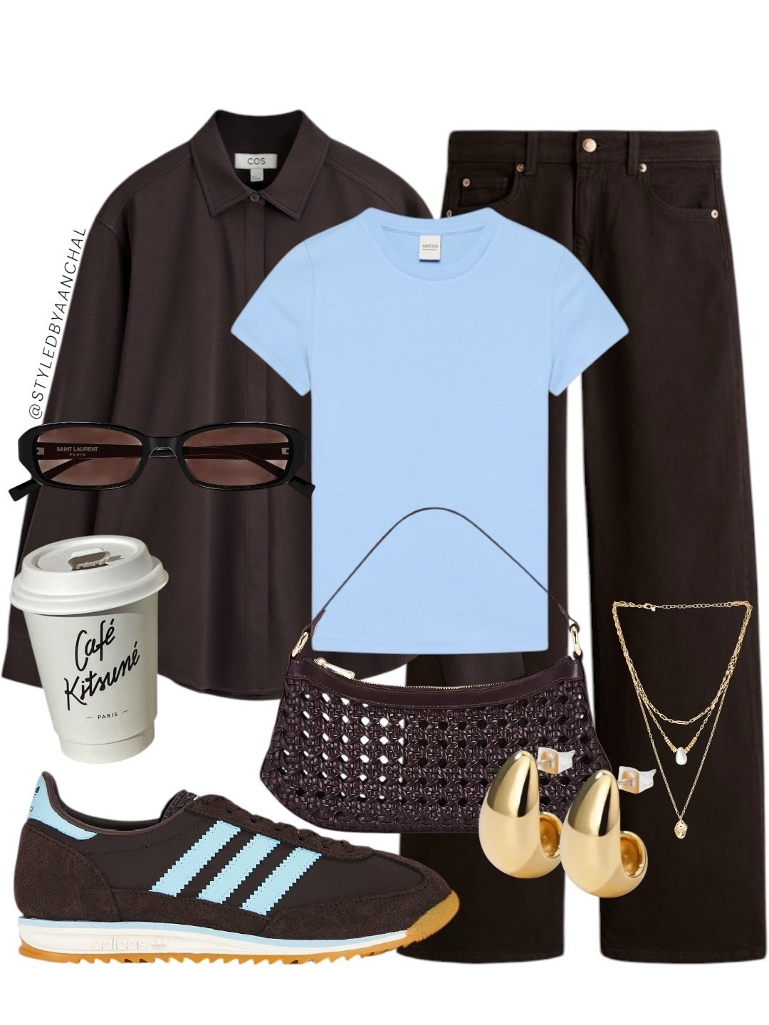 Brown and blue color combo outfit


Brown denim
Brown shirt
Blue t shirt
Adidas sneakers revolve
Brown woven bag
Revolve
Cos


#LTKgrwm #LTKSeasonal #LTKU
