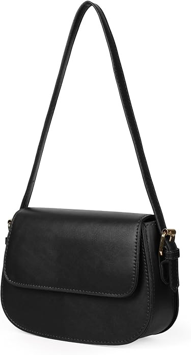 Women's Shoulder Bag Preppy Style Female Crossbody Bag Retro Envelope Handbag Solid Saddle Purse ... | Amazon (US)