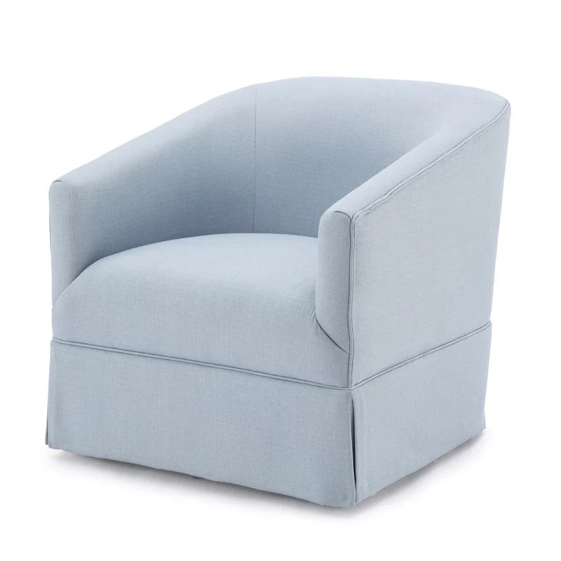 Delaplaine Upholstered Swivel Barrel Chair | Wayfair North America