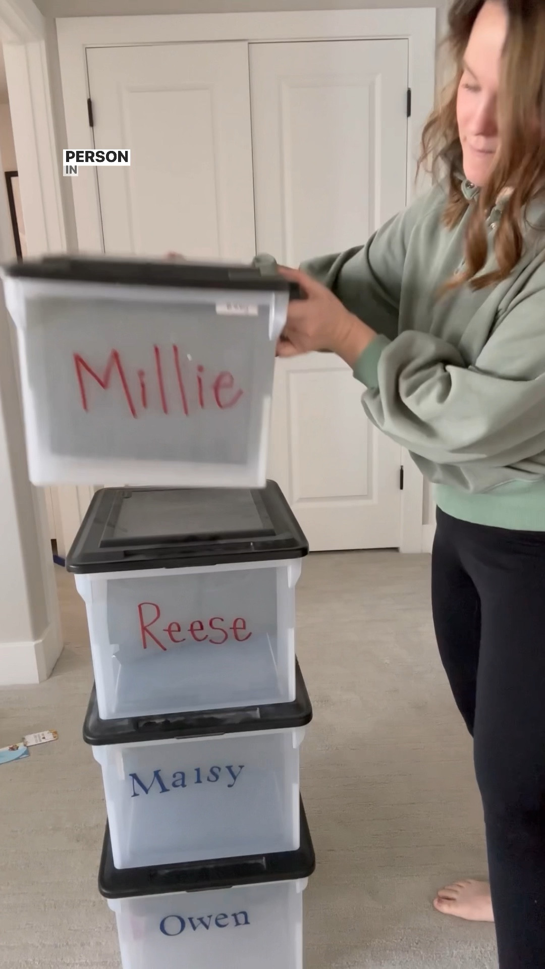 This system has been going strong for 3 years in our house! As soon as a baby is born - they get a box! In the baby folder we store their hospital band, footprint sheet from the hospital etc. As they eat the toddler and preschool years, their folders start growing! 

Now, we do get selective. If my kids write a cute note, draw a meaningful picture, get an award  class picture, or report card - it goes in. The rest ...trash 😳. The size of the box keeps me more selective - which has been a good thing. 

If I'm having trouble deciding on something, I always ask myself - what would I do if my mom gave me this at age 25? (Because my parents did give me a box of stuff and while it was fun to look through- I didn't know what to do with most of it after that). So, simplify. 

This past year I added a box for my husband and I. Our nightstand drawers were full of notes or cute pics we were saving from our kids & I hated it. So, now they're organized in the box. I have a folder for each kid & then my husband. I slide things they give me in their folder. 
and you can make a box for around $15! 

#LTKfamily #LTKkids #LTKbaby