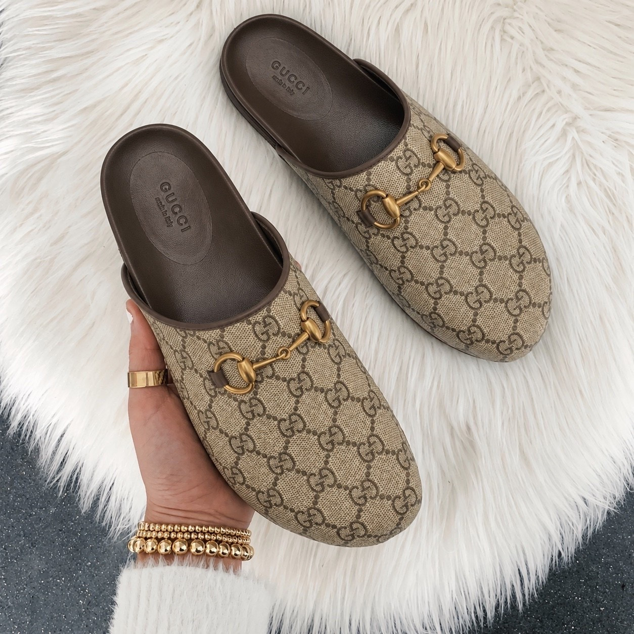 New Gucci mules. I wear size 8.5 and 39.5 in gucci