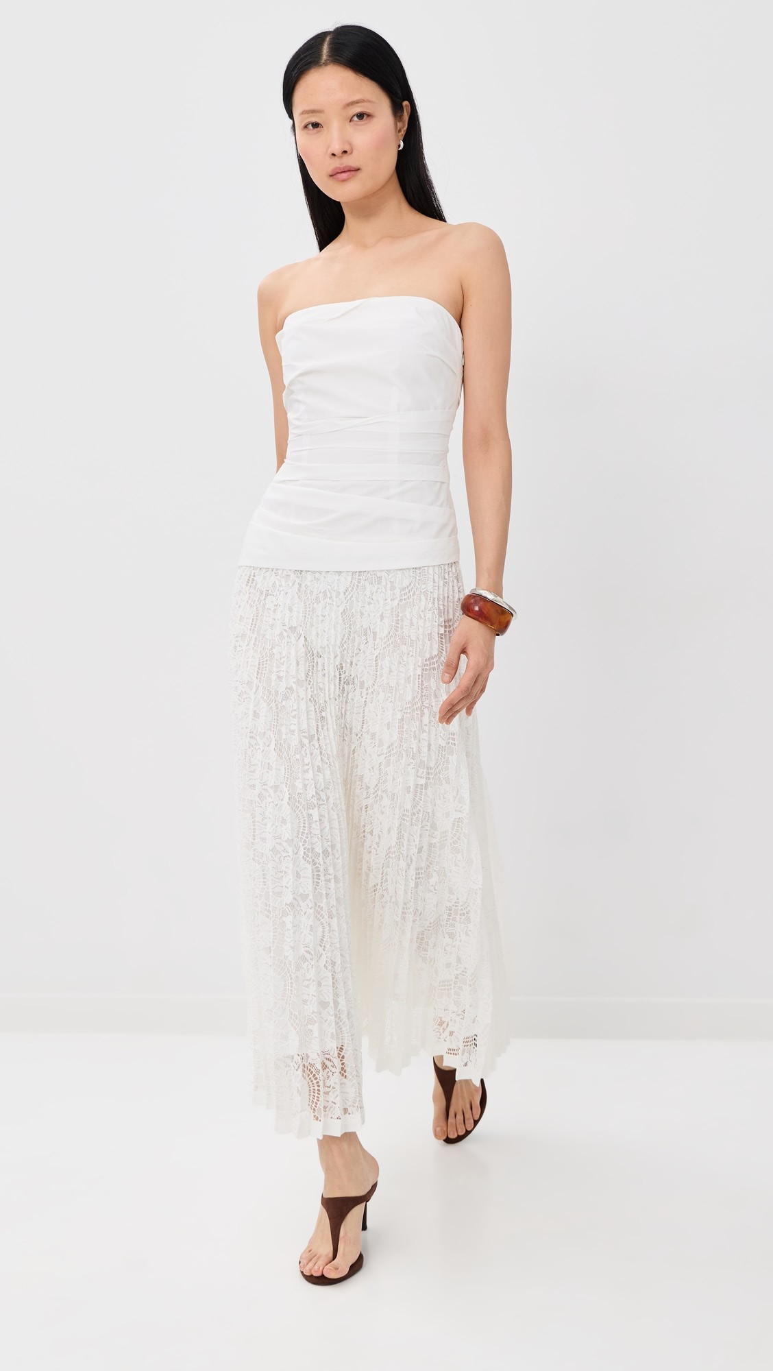 Annalise Cotton Lace Midi Dress | Shopbop