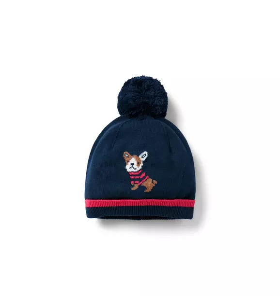 Baby French Bulldog Pom Beanie | Janie and Jack