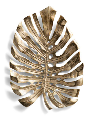 19x13x2 Monstera Leaf Wall Decor | TJ Maxx