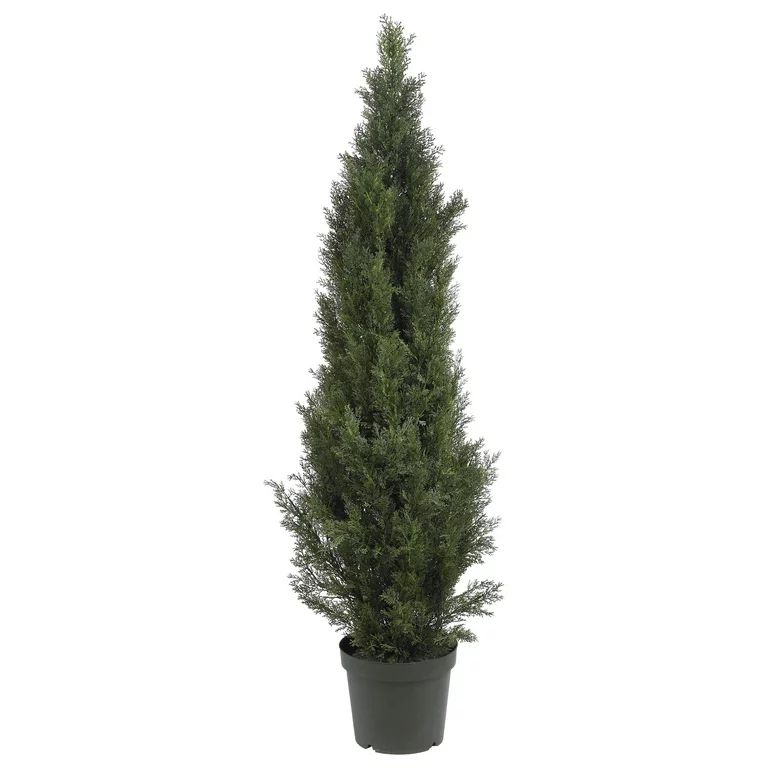 Nearly Natural 5 ft. Mini Cedar Pine Tree - Walmart.com | Walmart (US)