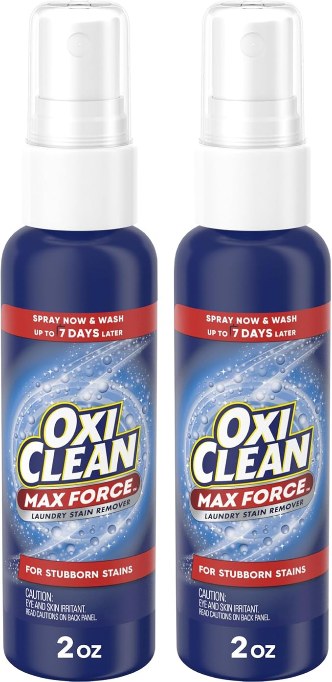OxiClean Max Force Laundry Stain Remover Spray, Newborn & Baby Essentials, Travel & On-The-Go Sta... | Amazon (US)