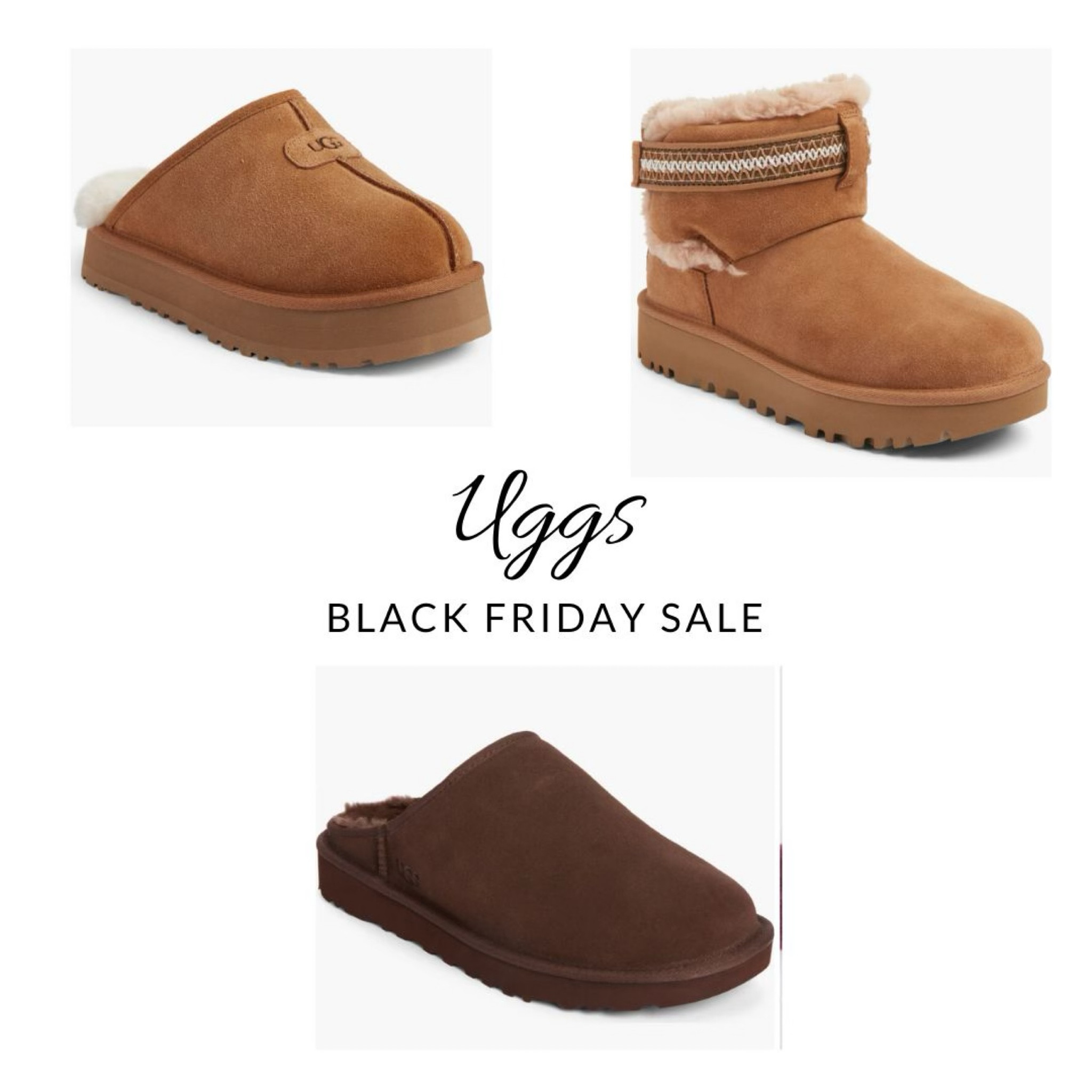 Uggs on sale for Black Friday. Classic uggs and Ugg slippers. 

#LTKHoliday #LTKGiftGuide #LTKShoeCrush