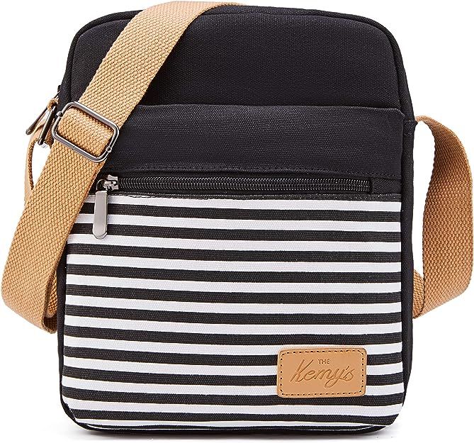 Kemy's Briefcase Stripe Crossbody Purse for Teen Tween Purses for Girls 10-12 Small Messenger Bag... | Amazon (US)