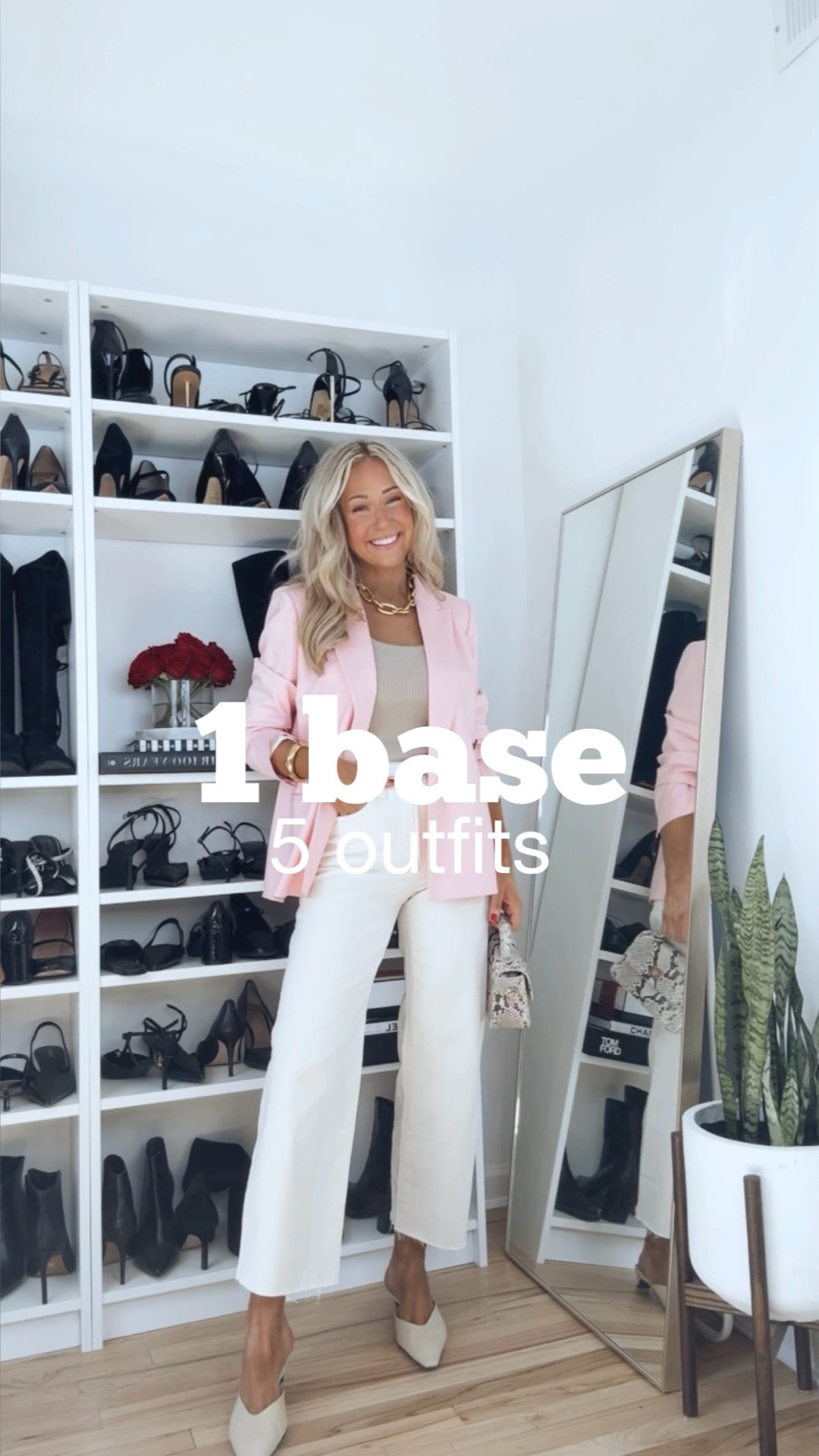 1 base, 5 outfits 💫✨  *outfits are from a couple years ago and sold out now 😭 But I was able to find alternative options, linked below for you!💕💕