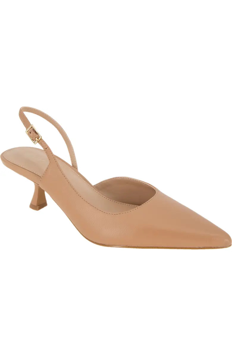 Kittie Pointed Toe Half d'Orsay Slingback Pump (Women) | Nordstrom Rack