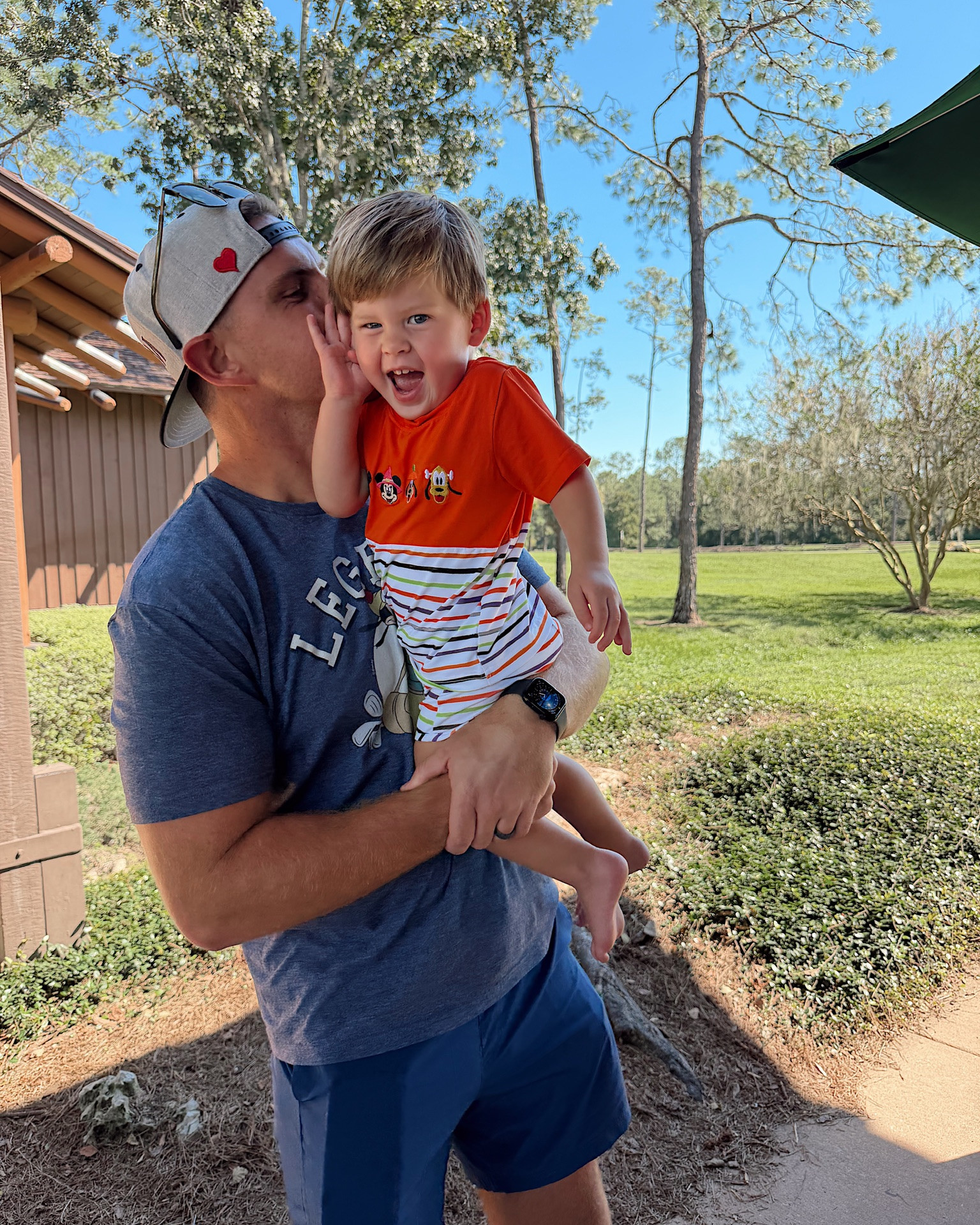 My two guys Disney Fort Wilderness ootds!