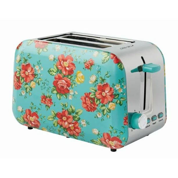 Pioneer Woman 2 Slice Toaster - Walmart.com | Walmart (US)