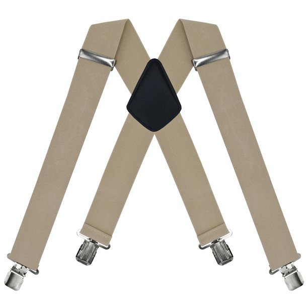 Trilece Mens Suspenders Heavy Duty Clips 2 inch Wide Adjustable Length Big and Tall Work Ski Dres... | Walmart (US)