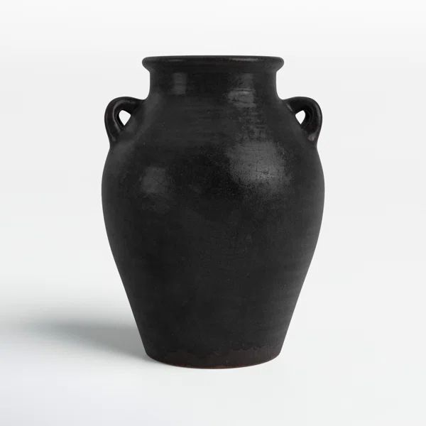 Calabria 11.75'' Handmade Clay Jar | Wayfair North America