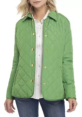 Crown & Ivy™ Long Sleeve Quilted Jacket | Belk