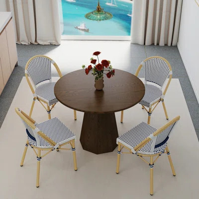Round Dining Table Set, Mid Century Modern Small Round Dining Table Set | Wayfair North America