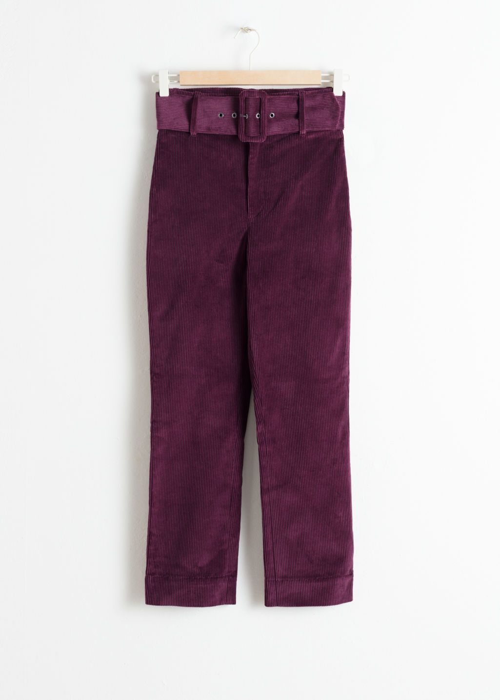 Belted Slim Corduroy Trousers | & Other Stories (EU + UK)