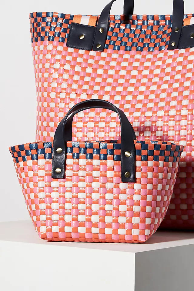 Woven Tote With Mini Bag | Anthropologie (US)