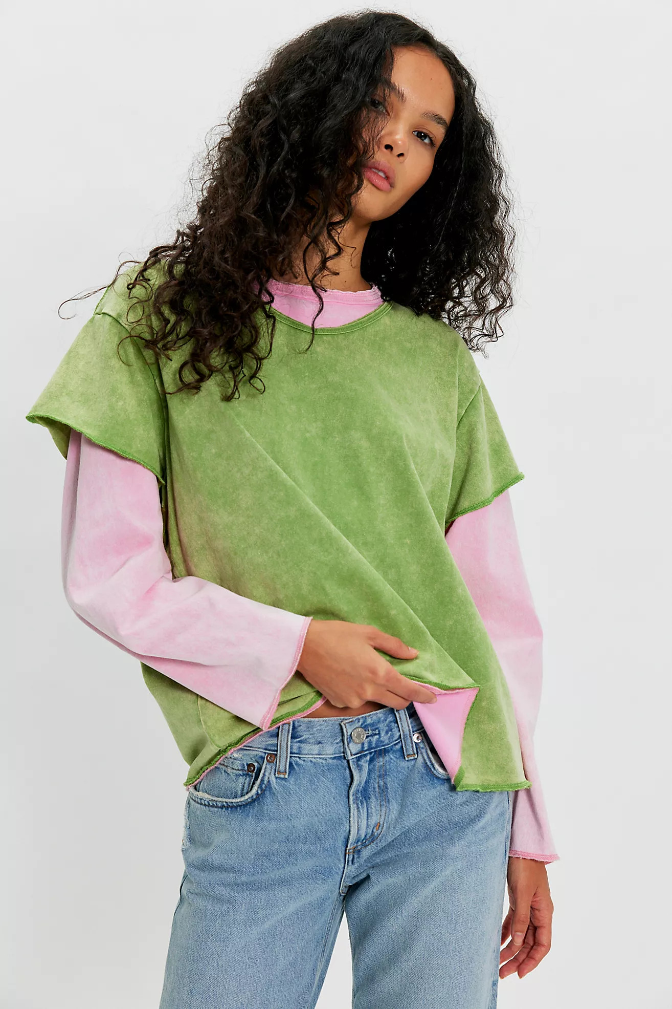 Found Double Layer Long-Sleeve Tee | Free People (Global - UK&FR Excluded)