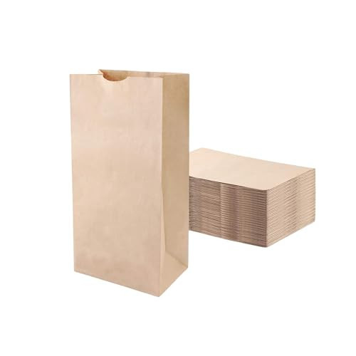 Perfect Stix - Brown Bag 2-100 count, 2lb Brown Paper Bags - Brown Bags - 100 count (Pack of 1) | Amazon (US)