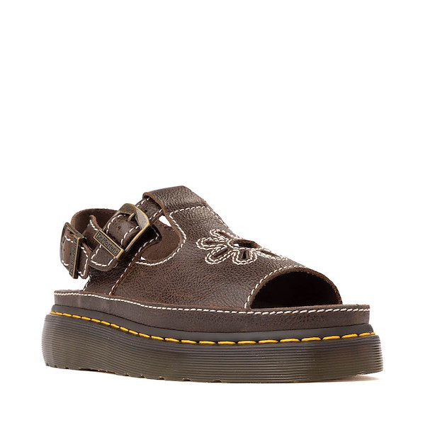 Womens Dr. Martens Dunnet Flower Sandal - Kelp Brown | Journeys