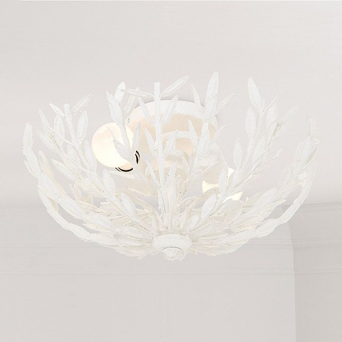 Felicity Floral Flush Mount Ceiling Light Fixture | Ballard Designs, Inc.