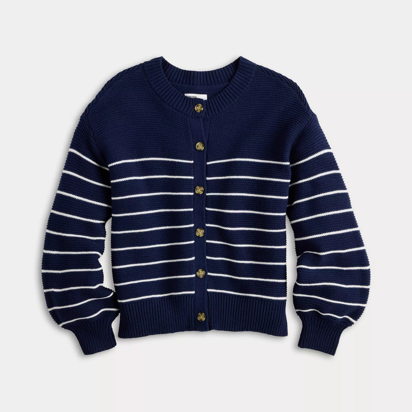 Women's Sonoma Goods For Life® Balloon Sleeve Button Up Cardigan | Kohl's