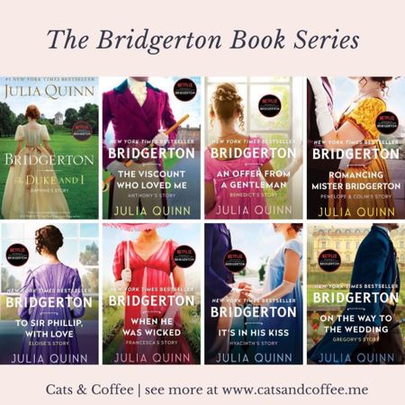 The Bridgerton Book Series is a must-read for fans of the Netflix series. Through an eight volume series, Julia Quinn tells the story of the Bridgerton children’s as they come of age in Regency-era England and begin to fall in love.


#LTKFind #LTKhome #LTKBacktoSchool
