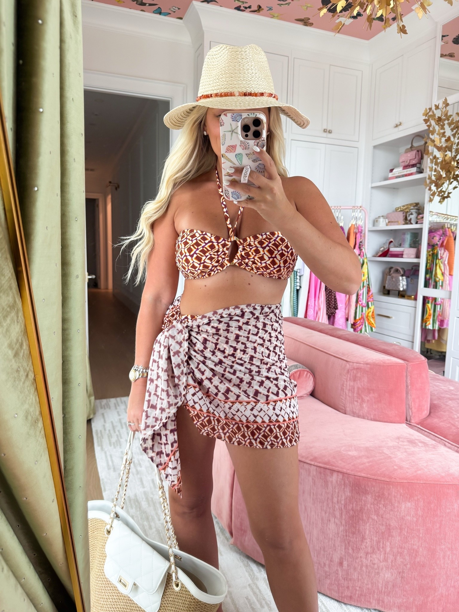 Love this suit & sarong set!

#LTKgrwm #LTKootd #LTKSwim