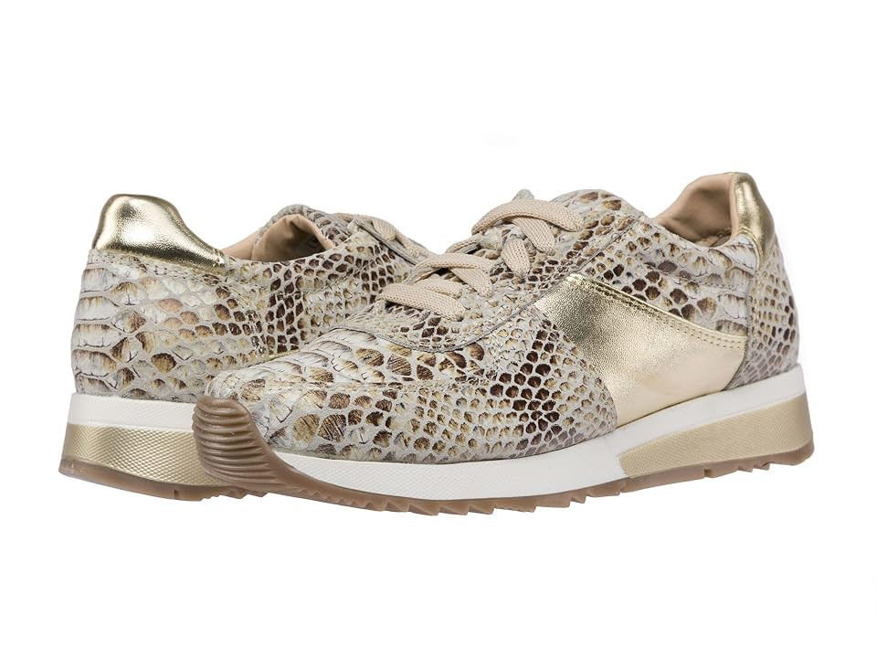 CoFi Holly Unique Printed Leather Fashion Sneaker Women's Shoes Tan Snake Print 1 : 7.5 M | Zappos