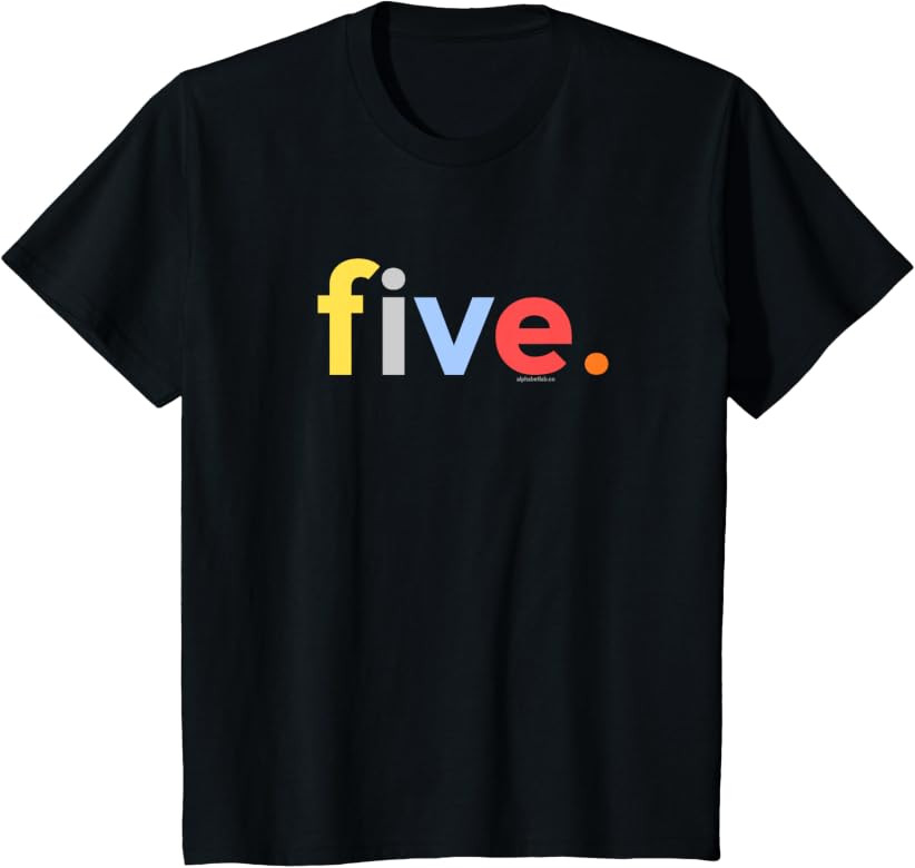 5th Birthday Shirt Boy 5 Five Year Old | Age 5 Party Ideas T-Shirt | Amazon (US)