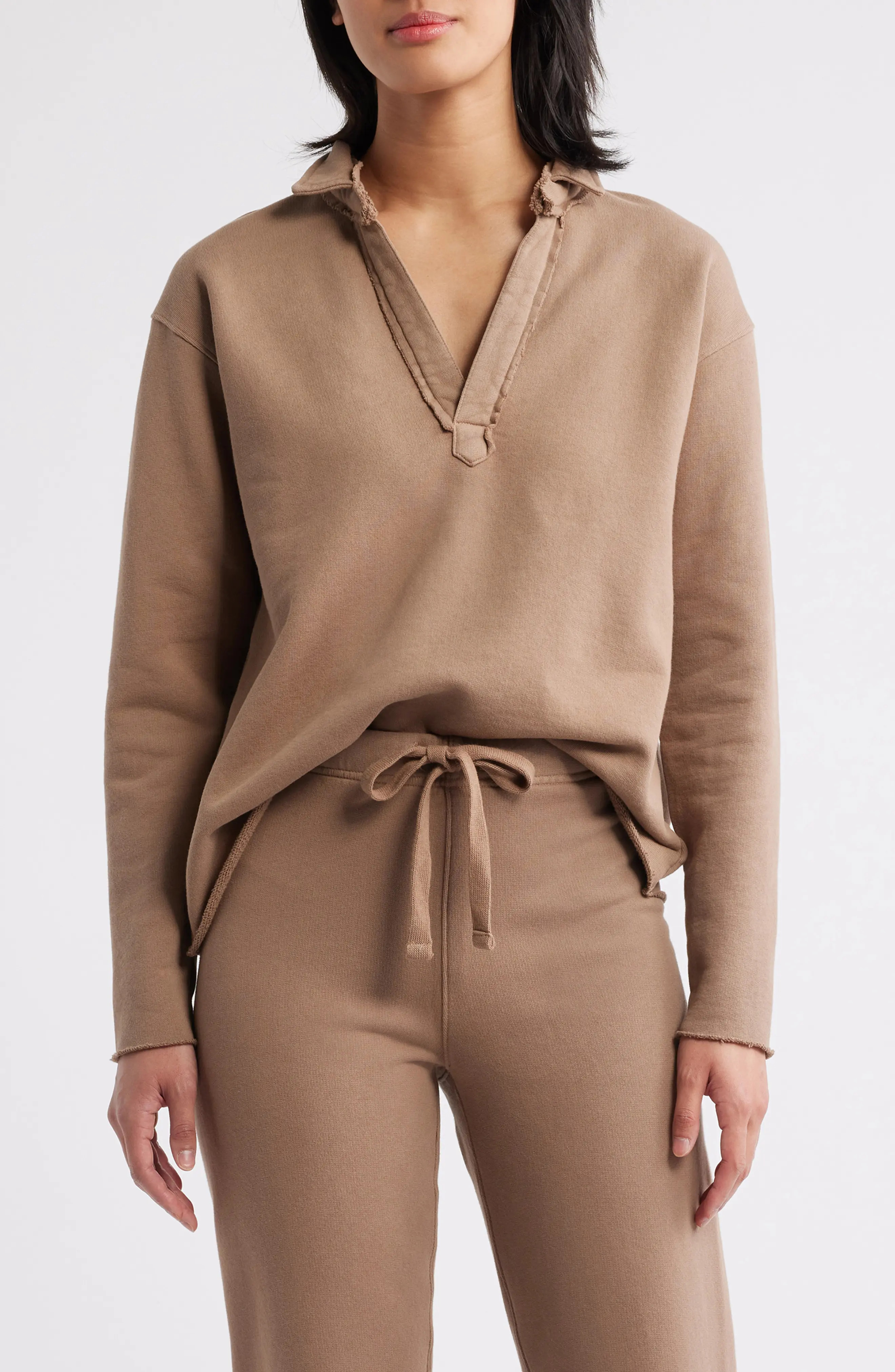 Patrick Popover Henley Sweatshirt (Women) | Nordstrom | Nordstrom