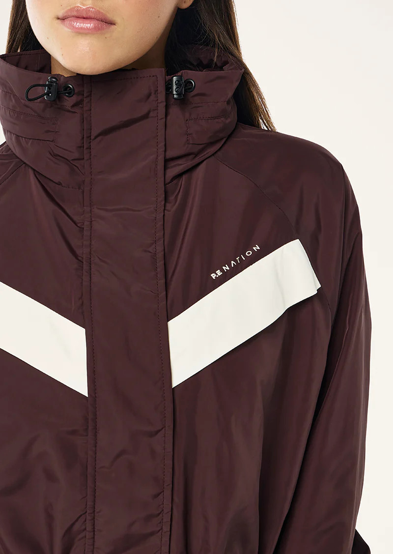 SHELTER JACKET IN MAHOGANY | P.E Nation AU