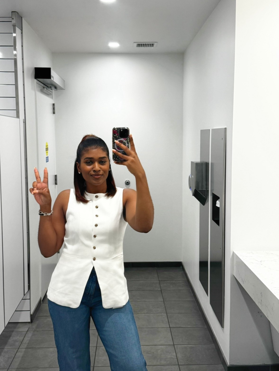 Spring sunshine calls for elevated casual! I switched things up with this white linen vest from TJMaxx—lightweight, structured, and so flattering. You know how TJMaxx is though…once it’s gone, it’s gone—so I linked a super similar option from Nordstrom.
Paired it with my go-to mom jeans (they’re seriously never a miss) and kept it comfy with classic Adidas Sambas. Perfect for errands, brunch, or just feeling cute in the sunshine! Tap to shop everything or snag the look before it sells out!

#LTKspring #LTKstyletip #momjeansstyle #TJMaxxFinds #AdidasSambas #SpringStyleStaples

#LTKWorkwear #LTKFestival #LTKU