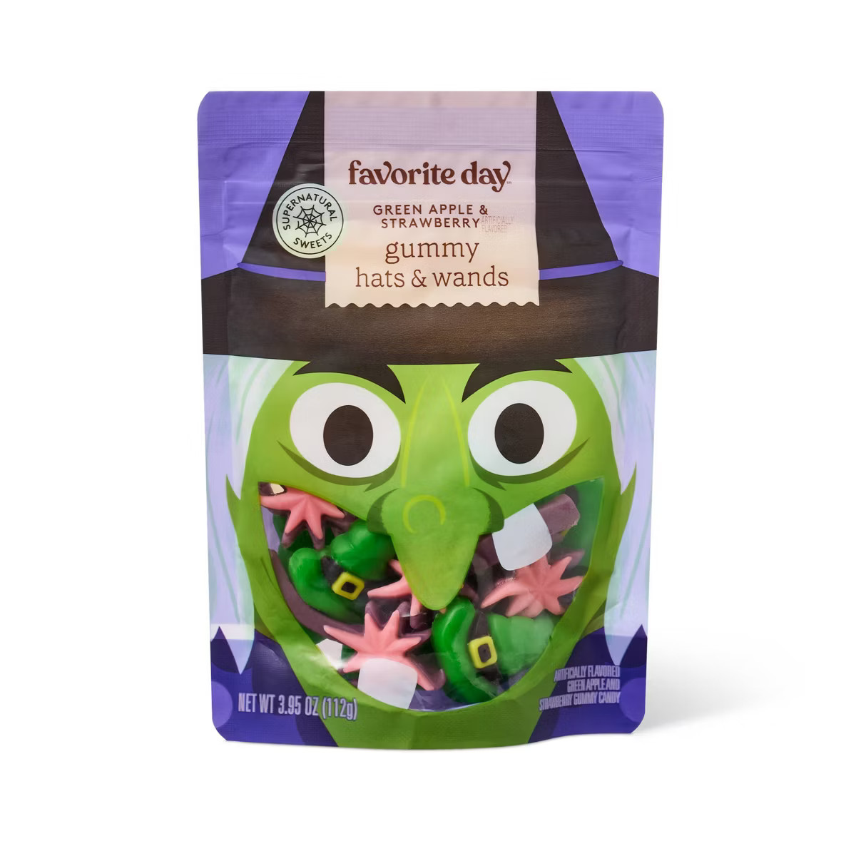 Halloween Gummy Witch Hats and Wands Candy - 3.95oz - Favorite Day™ | Target