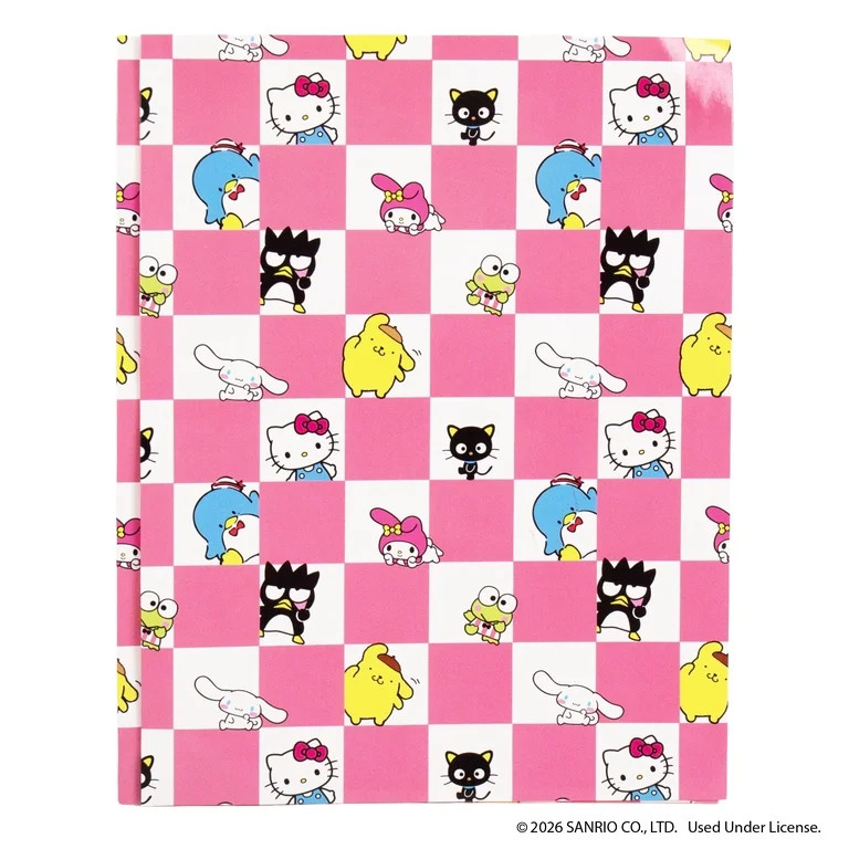 Hello Kitty\u00ae And Friends Pocket Folder Checkerboard Design With Interior Pockets | Walmart (US)