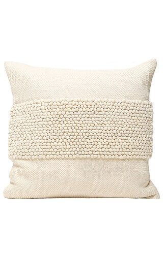 Cruz Throw Pillow in Natural | Revolve Clothing (Global)